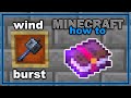 How to Get and Use the Wind Burst Enchantment! (1.21+) | Easy Minecraft Tutorial