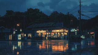 Relax in Old Tokyo Café with Chill 1980s \u0026 90s Lofi Hip Hop Beats 🌧️ Retro Japanese Town | Rain Mix