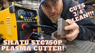 SILATU STC750P Plasma cutter review!!! Clean cuts 3/4"?? We test it out in this 15 min tool review!