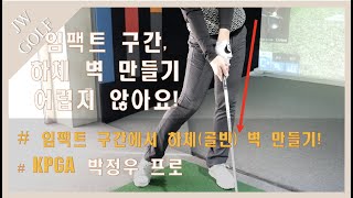 하체벽 만들기 어렵지않아요!! 따라해보세요  - KPGA박정우프로