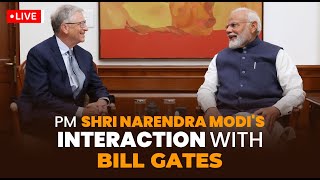 LIVE: PM Shri Narendra Modi's exclusive interaction with Bill Gates