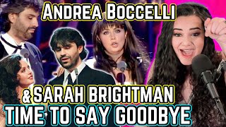 Andrea Boccelli And Sarah Brightman Time To Say Goodbye | Opera Singer Reacts LIVE