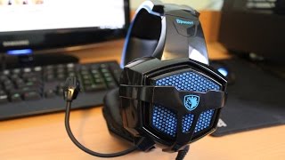 Sades Bpower headsetset review and mic test