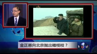 媒体观察：金正恩向北京抛出橄榄枝？