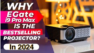 Egate i9 Pro Max Projector | Unboxing And Review In Hindi | Best Projector Under 10K ?