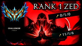 How to CARRY when BEHIND | RANK 1 ZED