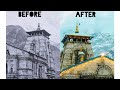 Before & After 😳 kedarnath mandir #uttarakhand #kedarnath #shortvideo #shorts