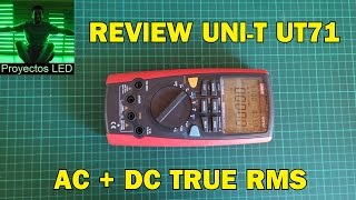 Review uni-t ut71 AC+DC true RMS