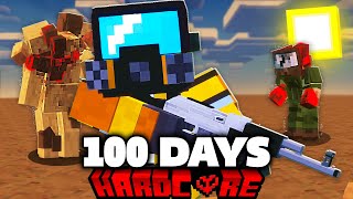 I Survived 100 Days in a EXTREME RADIOACTIVE Zombie Apocalypse in Minecraft Hardcore! | nuclear war