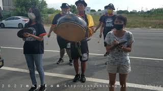 台南學甲吳奉宮騎三輪車往台南新營太子宮進香