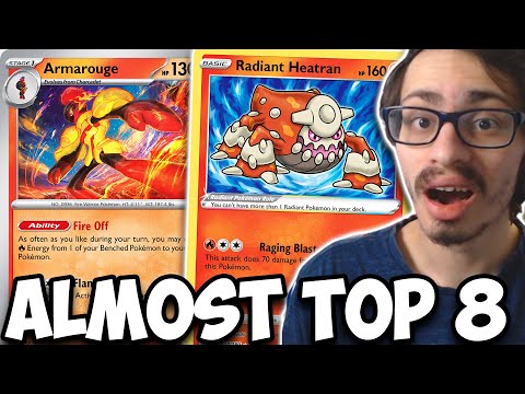 Armarouge ALMOST Got Top 8 At EUIC! The Best Arceus Deck?! Fire Box Temporal Forces PTCGL
