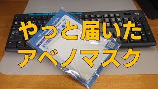 やっと届いたアベノマスク