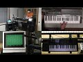 （演奏者視点で撮影）ymo「technopolis」をkorg poly 800とcasio sk 1とmsx内蔵psgで演奏してみた