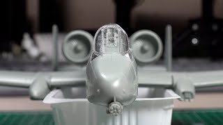 가조립하고 프로포션 확인...아카데미과학 Academy 1/48 A-10C Thunderbolt II (feat. 목공용 풀)