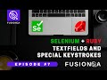 FusionQA | Episode 7 of Selenium + Ruby | Enter Text into Textfield and Special Keystrokes