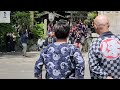 【令和6年旧常滑地区祭礼 2日目】常石車上山 日本モザイク〜勇み、常磐車・保楽車・世楽車・常石車 宮入り