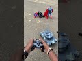 spider man and rc military tank 🔥