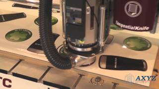 Print Finishing with Knife and Routing Tools | CNC Router | AXYZ International