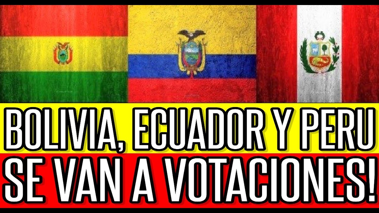 A Diferencia De Chile: Perú, Ecuador Y Bolivia Van A Elecciones 🔴 # ...