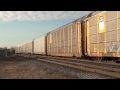 csx toledo subdivision action ex conrail csx 8766 sd60i csx 4777 sd70mac lead the train lima ohio