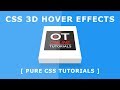 CSS 3D Hover Effects - Pure CSS Tutotorials - CSS Tips & Tricks