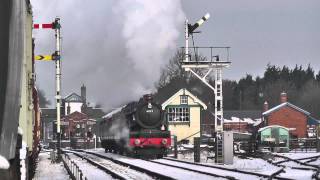 (6023) The Blue King Returns On The GCR Winter Steam Gala 2013