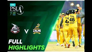 Full Highlights   Lahore Qalandars vs Peshawar Zalmi   Match 30   HBL PSL 7   ML2T240P~3