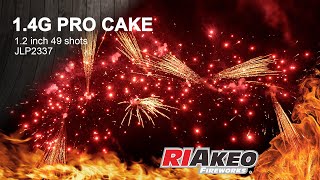 USA 1.4G PRO CAKE 1.2 inch 49 shots JLP2337 | RIAKEO FIREWORKS