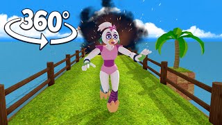 VR 360° Video  - FNAF Chica Chases You | Security Breach | VR Animation