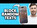 How to Block Random Texts on iPhone 2026 (Step-By-Step Tutorial)