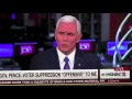 mike pence is aghast u0026 offended that republicans admit they re suppressing votes