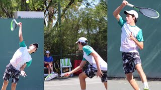 Clay court tennis training  with 15 y/o Edu Gonzalez USA 🇺🇸 and Coach Brian Dabul