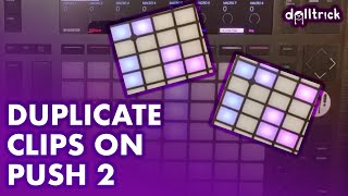 Ableton Push: Duplicate Clips | Push Play! | A Tr!ck A Day with dolltr!ck