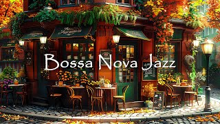 Outdoor Coffee Shop Ambience with Elegant Bossa Nova ☕ Positive Bossa Nova Jazz Music for Good Mood