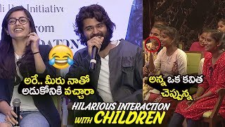 Vijay Devarakonda Hilarious Interaction With Children | Dear Comrade | Rashmika Mandanna |Filmylooks