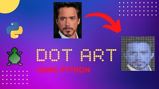 Create Dot Art using Python | Image processing | Turtle graphics | Opencv