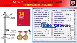 Mastering NFPA 14 Standpipe Hydraulic Calculation with Elite Software | Step-by-Step Guide