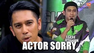 Actor apologises for 'slaughter kafir harbi' remark