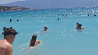 Beautiful Baška beach ( Krk, Croatia)