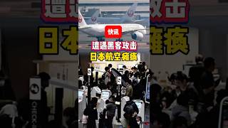 遭遇黑客攻击 日本航空瘫痪#日本-#日航#JAL#黑客#日本旅游