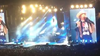 Guns N Roses "Knockin on Heavens Door" Live AT&T Stadium Arlington, TX 08/03/2016