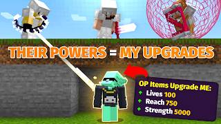 Minecraft Manhunt But Hunters OP Items Upgrade MY EVERYTHING!