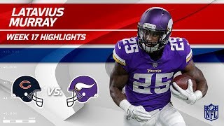 Latavius Murray's Massive Game w/ 2 TDs \u0026 111 Rushing Yds! | Bears vs. Vikings | Wk 17 Player HLs