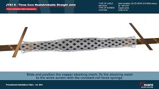 Heat Shrink Cable Joint | Nexans JTS3 3 Core Polymeric Cables | XLPE Cable Joint