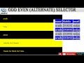 how to use odd even selector in jquery || alternate color using jquery || jquery tutorial
