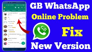 How To Fix Online Problem In GB WhatsApp || gb Whatsaap pr koi online show nhi hota hai