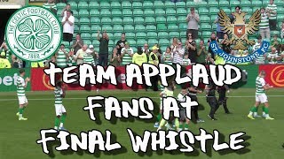 Celtic 7 - St Johnstone 0 - Team Applaud Fans At Final Whistle - 3 August 2019
