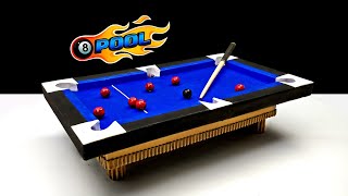 Wow! Amazing DIY 8 Ball Pool Game