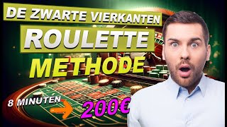 BESTE ROULETTE METHODE Casino: De zwart vierkant! Ongelooflijke Techniek (Tips en Strategie)