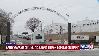 After years of decline, Oklahoma prison population rising